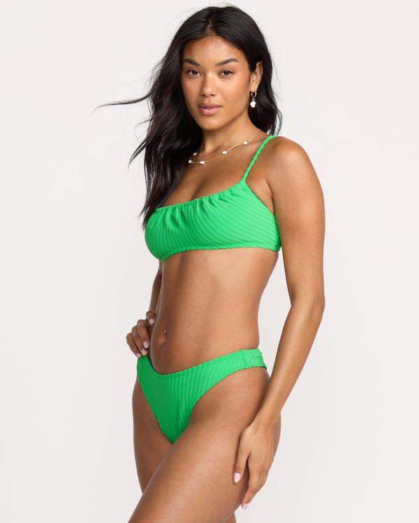 Billabong Josie In The Loop Mila Bralette Bikini Top - Jungle Green