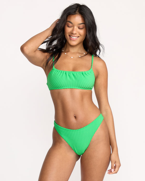 Billabong Josie In The Loop Skimpy Hike Bikini Bottom - Jungle Green