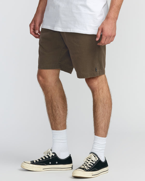 Billabong Larry Laybacks 19" Twill Shorts - Rustic Brown