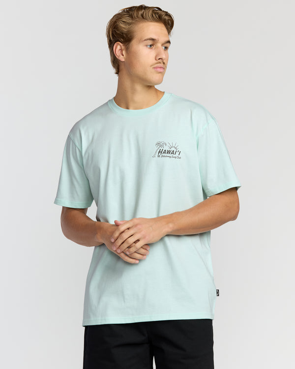 billabong Lounge Hi Premium Short Sleeve T-Shirt - Sea Glass