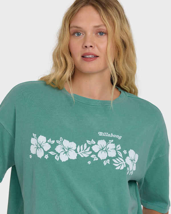 Billabong Make It Tropical Short Sleeve T-Shirt - Island Green