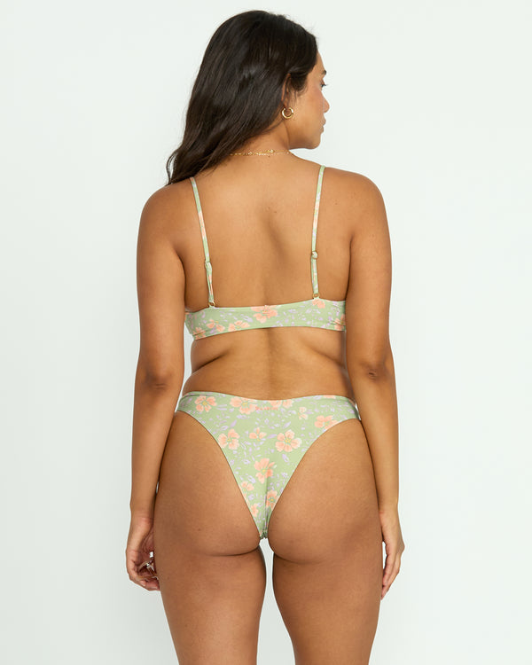 billabong More To Sea Skimpy Hike Bikini Bottom - Pistachio