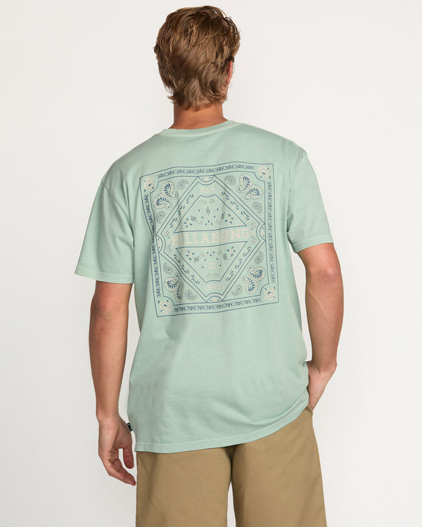 Billabong Paise Haze Premium Wave Wash Tee - Mist Green