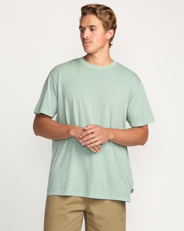 billabong Paise Haze Premium Wave Wash Tee - Mist Green