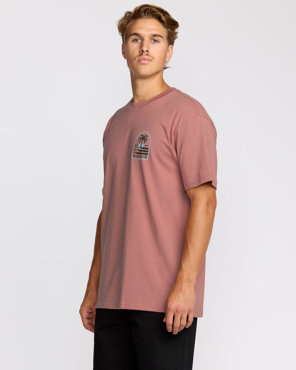 Billabong Portal Premium Short Sleeve T-Shirt - Dusty Rose