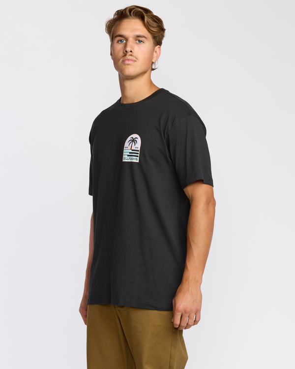 Billabong Portal Premium Short Sleeve T-Shirt - Washed Black