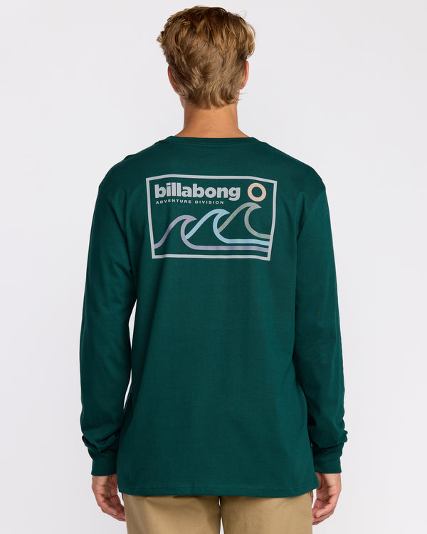 Billabong Range A/Div Long Sleeve T-Shirt - Spruce Green