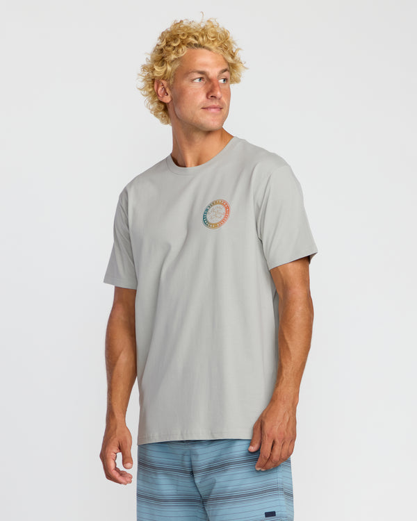 Billabong Rockies A/Div Short Sleeve T-Shirt - Silver