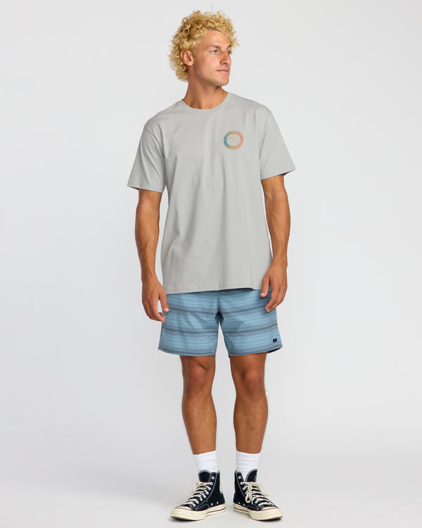 Billabong Rockies A/Div Short Sleeve T-Shirt - Silver