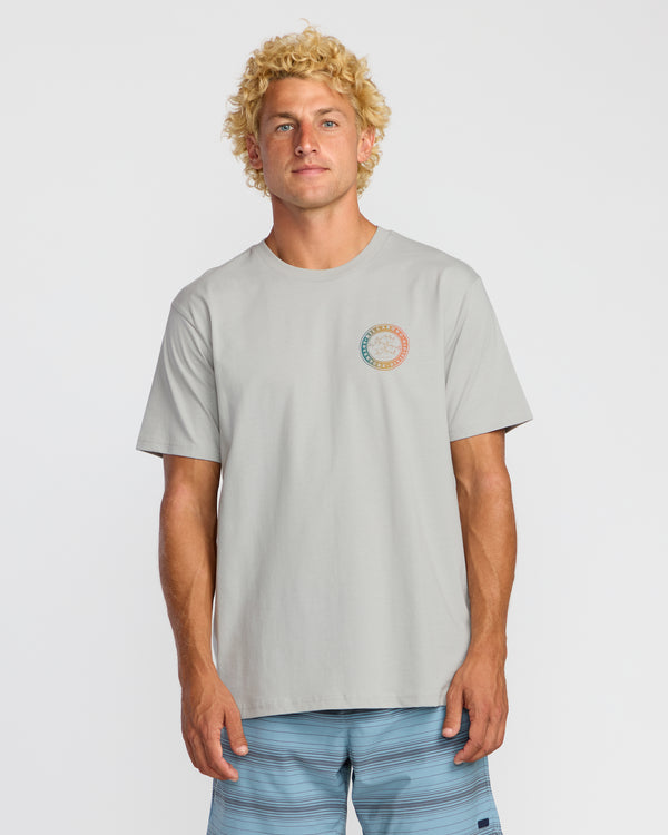 billabong Rockies A/Div Short Sleeve T-Shirt - Silver