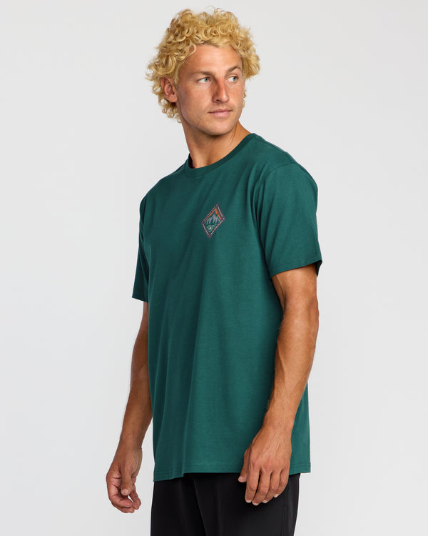 Billabong Rockies A/Div Short Sleeve T-Shirt - Spruce Green
