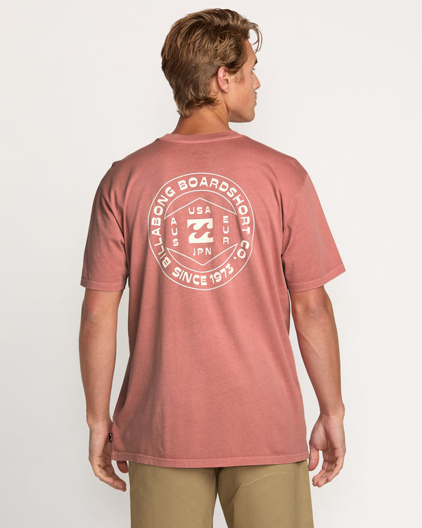 Billabong Rotation Premium Wave Wash Tee - Dusty Rose