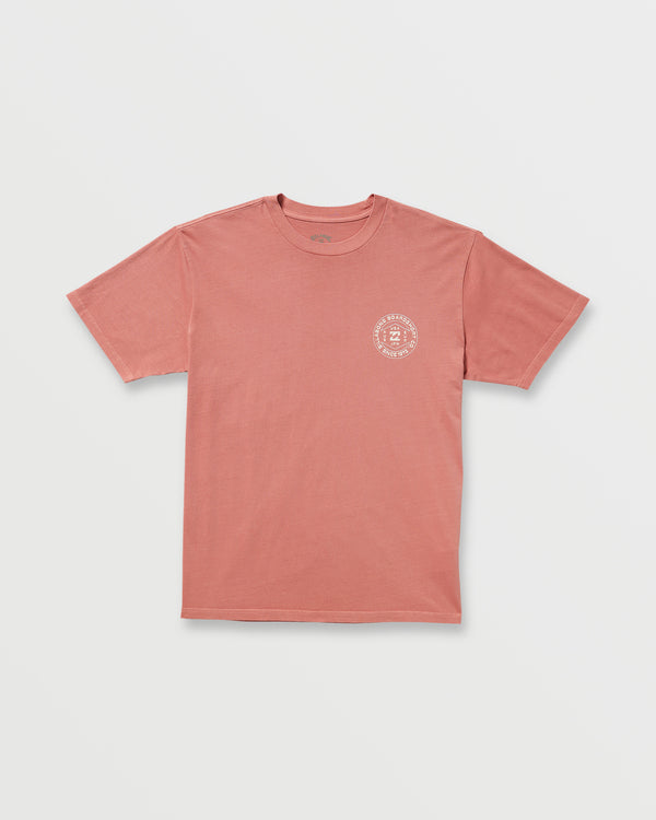 Billabong Rotation Premium Wave Wash Tee - Dusty Rose
