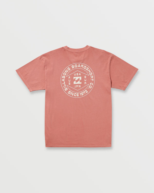 Billabong Rotation Premium Wave Wash Tee - Dusty Rose