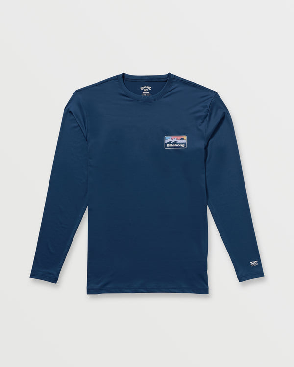 Billabong Runner Loose Fit Long Sleeve Surf Tee - Midnight