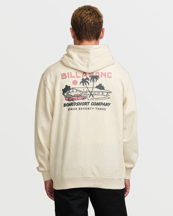 billabong Short Sands Pullover Sweatshirt - Desert Sand Heather