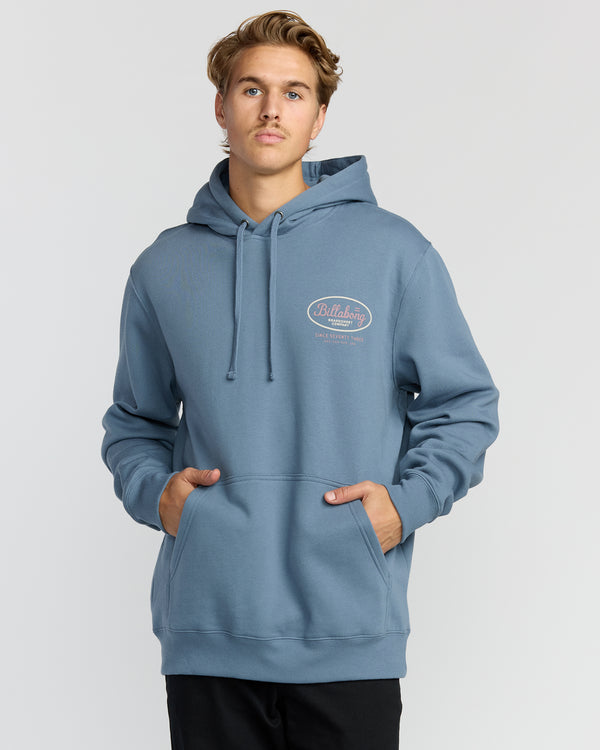 billabong Short Sands Pullover Sweatshirt - Steel Blue