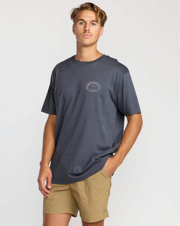 Billabong Sierras A/Div Short Sleeve T-Shirt - Midnight Blue
