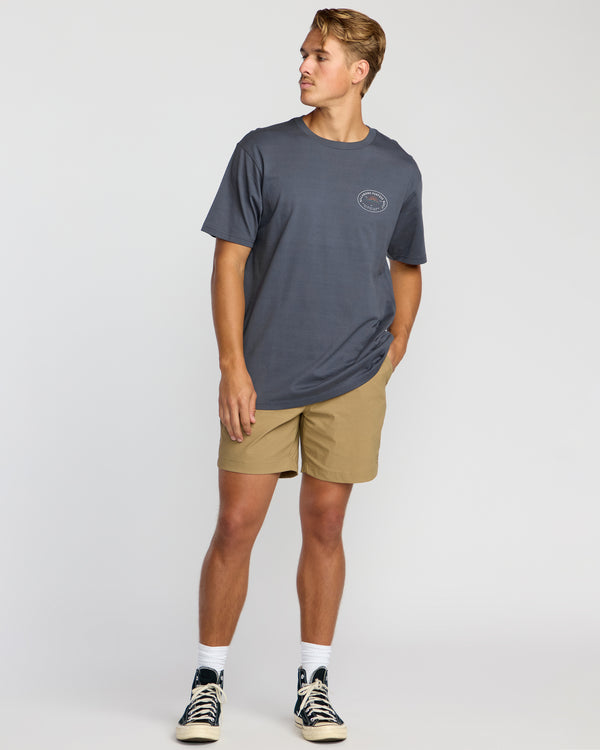 Billabong Sierras A/Div Short Sleeve T-Shirt - Midnight Blue