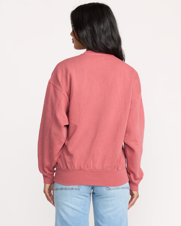 Billabong So Sunny Kendal Crewneck Sweatshirt - Wild Ginger