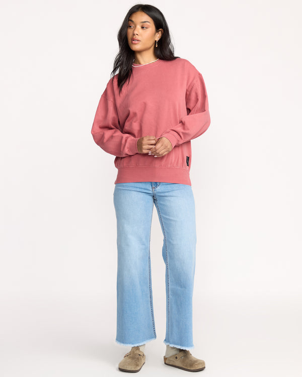 Billabong So Sunny Kendal Crewneck Sweatshirt - Wild Ginger