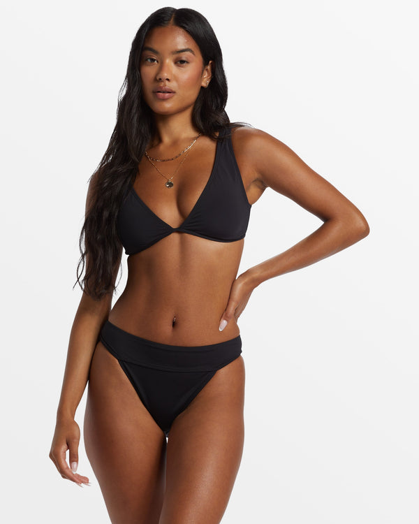 Billabong Sol Searcher Aruba Bikini Bottoms - Black Pebble