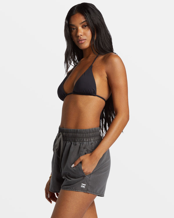 Billabong Sol Searcher New Elastic Waist Swim Shorts - Black Pebble