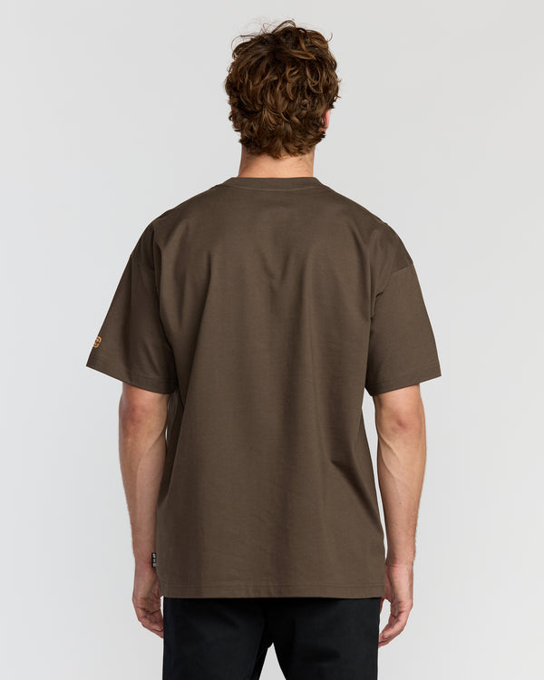 Billabong Spec 73 Legacy Short Sleeve T-Shirt - Dark Brown