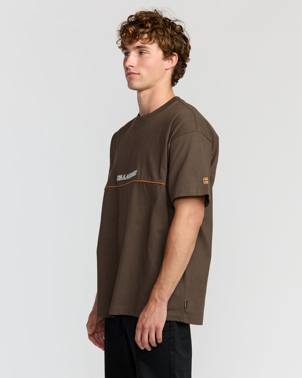 Billabong Spec 73 Legacy Short Sleeve T-Shirt - Dark Brown