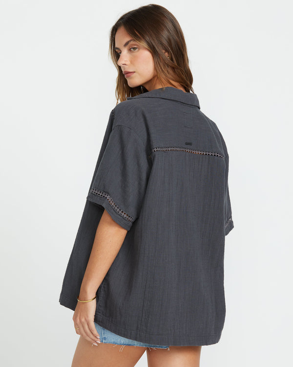 Billabong Summers End Short Sleeve Shirt - Black Sands