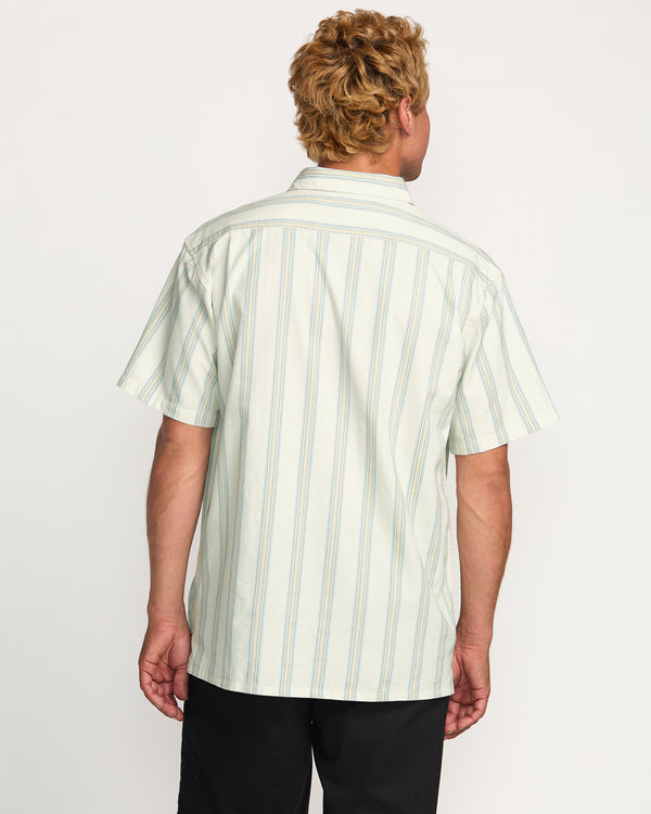 Billabong Sundays Jacquard Short Sleeve Shirt - Silver