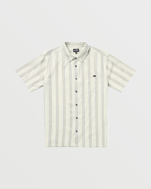 Billabong Sundays Jacquard Short Sleeve Shirt - Silver