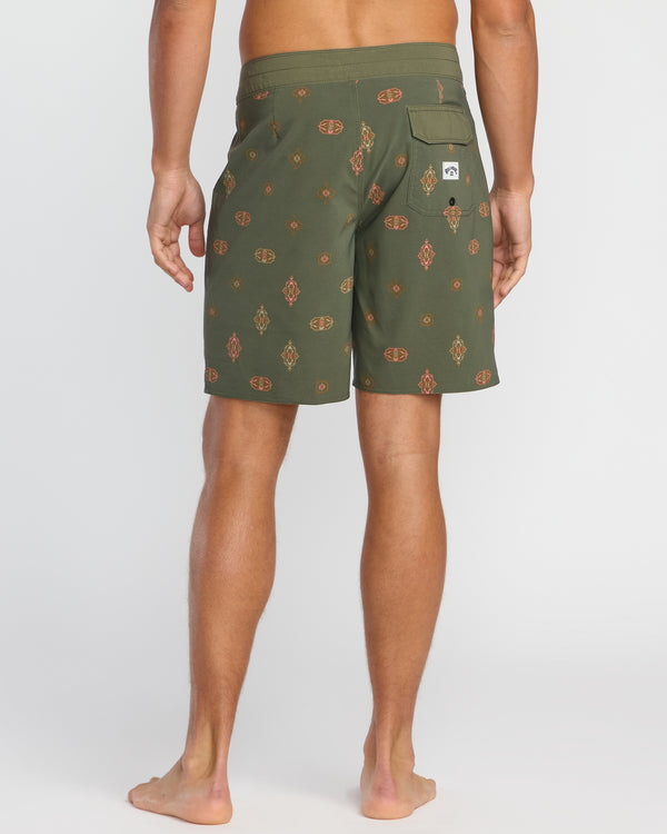 Billabong Sundays Pro Performance 19" Boardshorts - Military