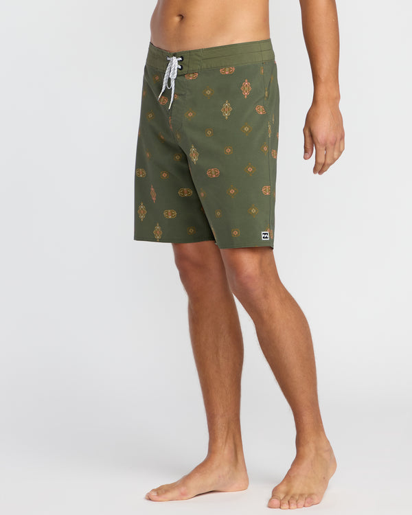Billabong Sundays Pro Performance 19" Boardshorts - Military
