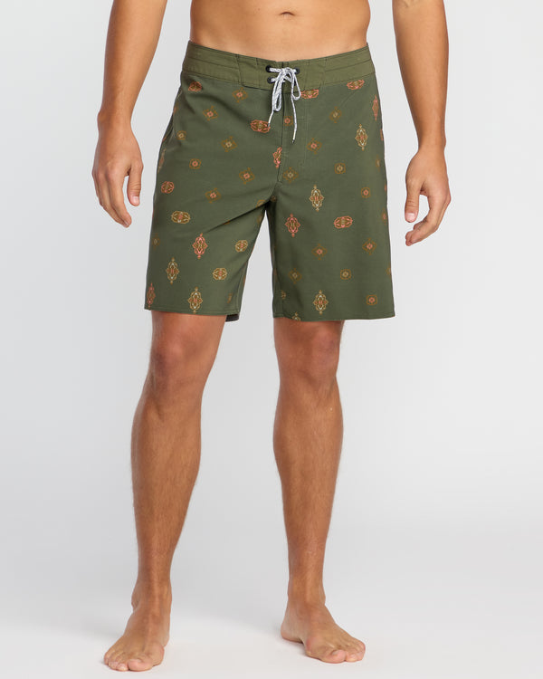 billabong Sundays Pro Performance 19" Boardshorts - Military