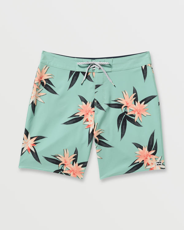 Billabong Sundays Pro Performance 19" Boardshorts - Mist Green