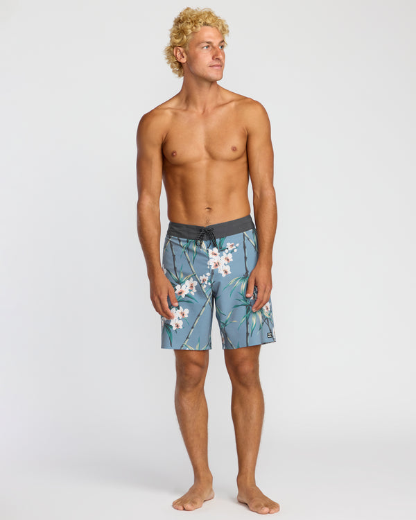 Billabong Sundays Pro Performance 19" Boardshorts - Steel Blue