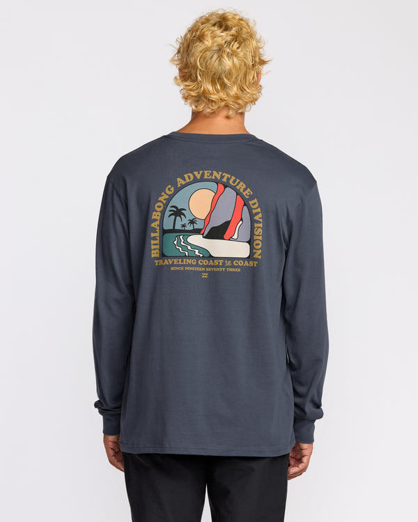 Billabong Sundown A/Div Long Sleeve T-Shirt - Midnight Blue
