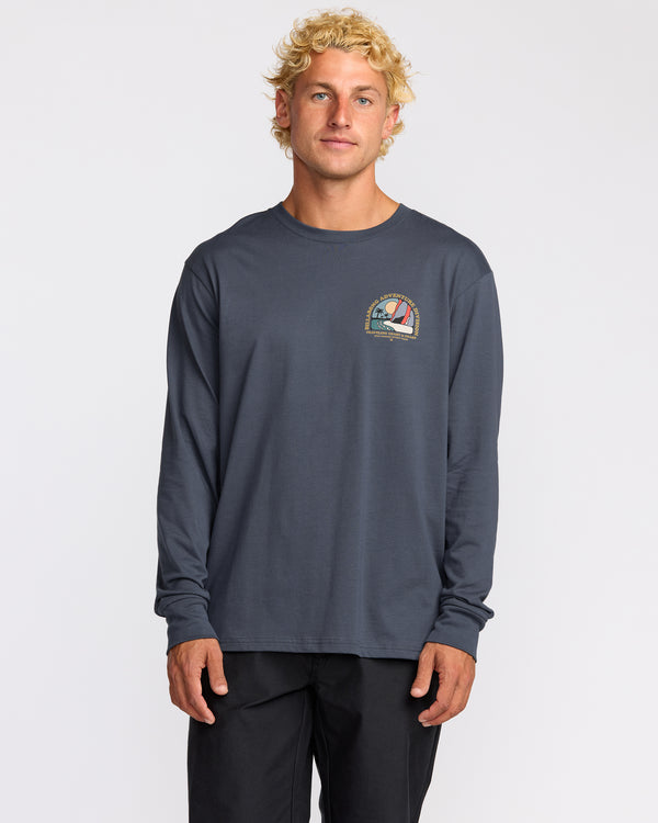 billabong Sundown A/Div Long Sleeve T-Shirt - Midnight Blue