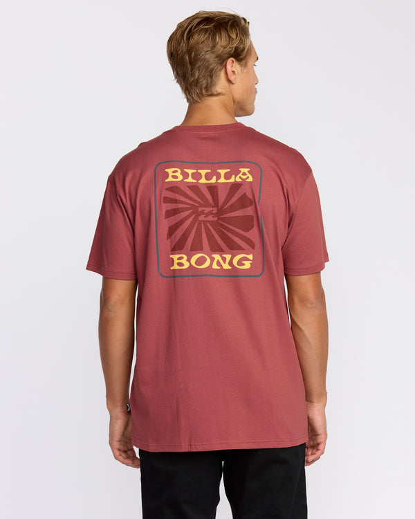 Billabong Sunrays Premium Short Sleeve T-Shirt - Red Clay