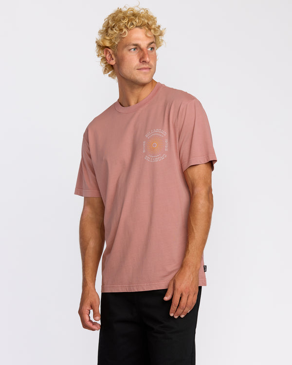 Billabong Sunrise Premium Wave Wash Short Sleeve T-Shirt - Dusty Rose