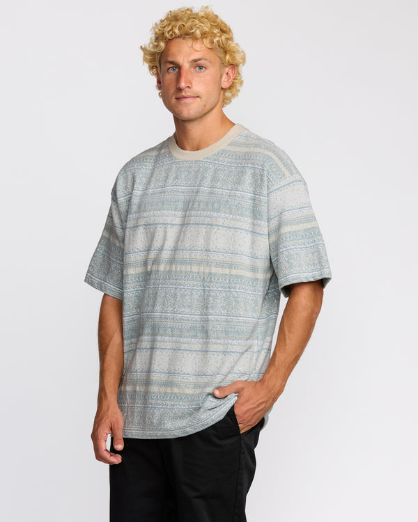 Billabong Sunshines Garage Short Sleeve T-Shirt - Stone Blue