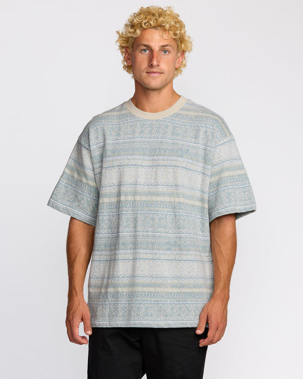 billabong Sunshines Garage Short Sleeve T-Shirt - Stone Blue