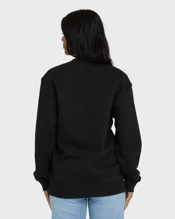 Billabong Surfing Solo California Crewneck Sweatshirt - Black