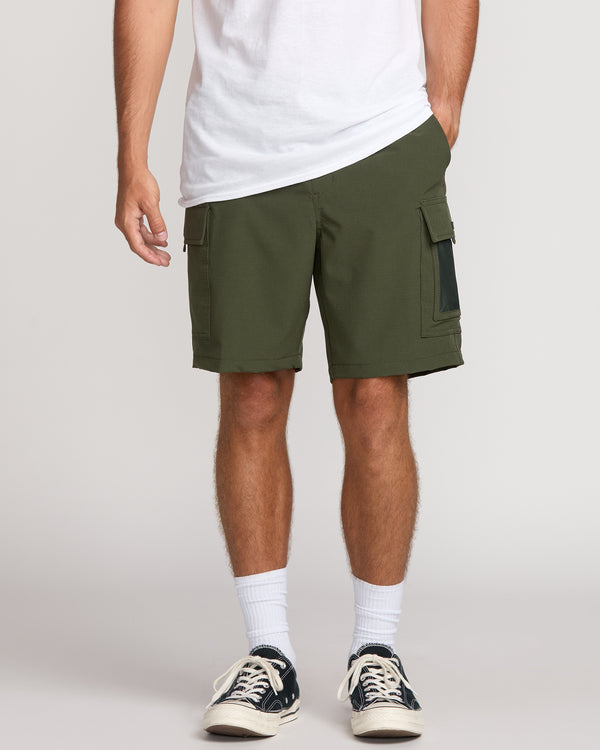 Billabong Surftrek Cargo Hybrid Shorts - Dark Military
