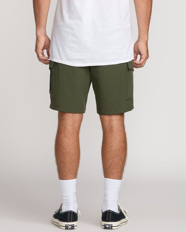 Billabong Surftrek Cargo Hybrid Shorts - Dark Military