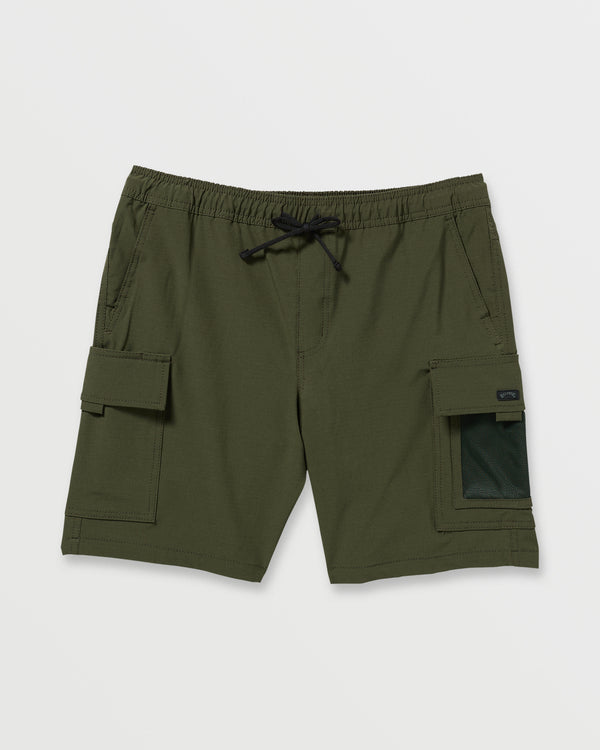 Billabong Surftrek Cargo Hybrid Shorts - Dark Military
