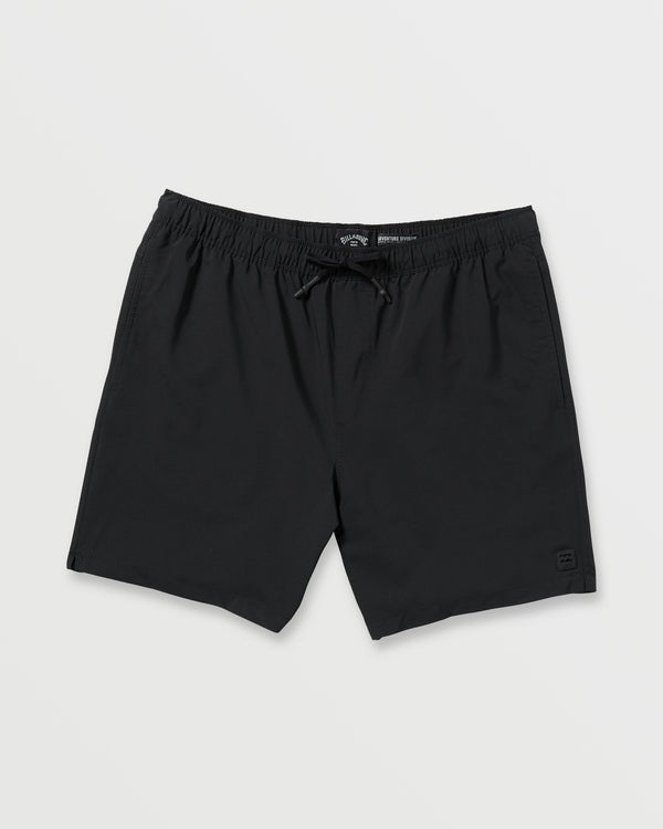 Billabong Surftrek Elastic Submersible 17" Hybrid Shorts - Black