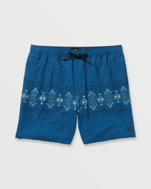 Billabong Surftrek Elastic Submersible 17" Hybrid Shorts - Deep Blue