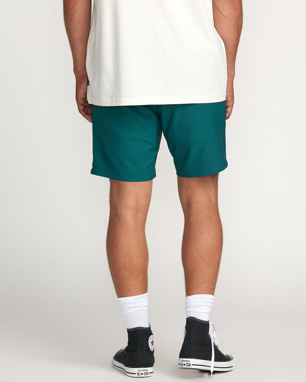 Billabong Surftrek Elastic Submersible 17" Hybrid Shorts - Marine